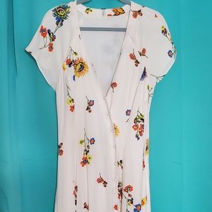 Free people floral asymmetrical dress